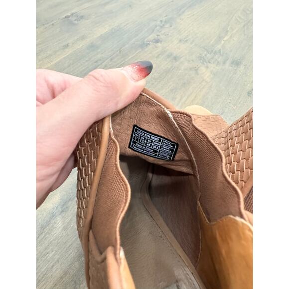 Ugg Leather Peep Toe Wedge Heels - Womens US Size 9 - Picture 7 of 8